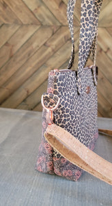 Leopard Tote / Crossbody Bag
