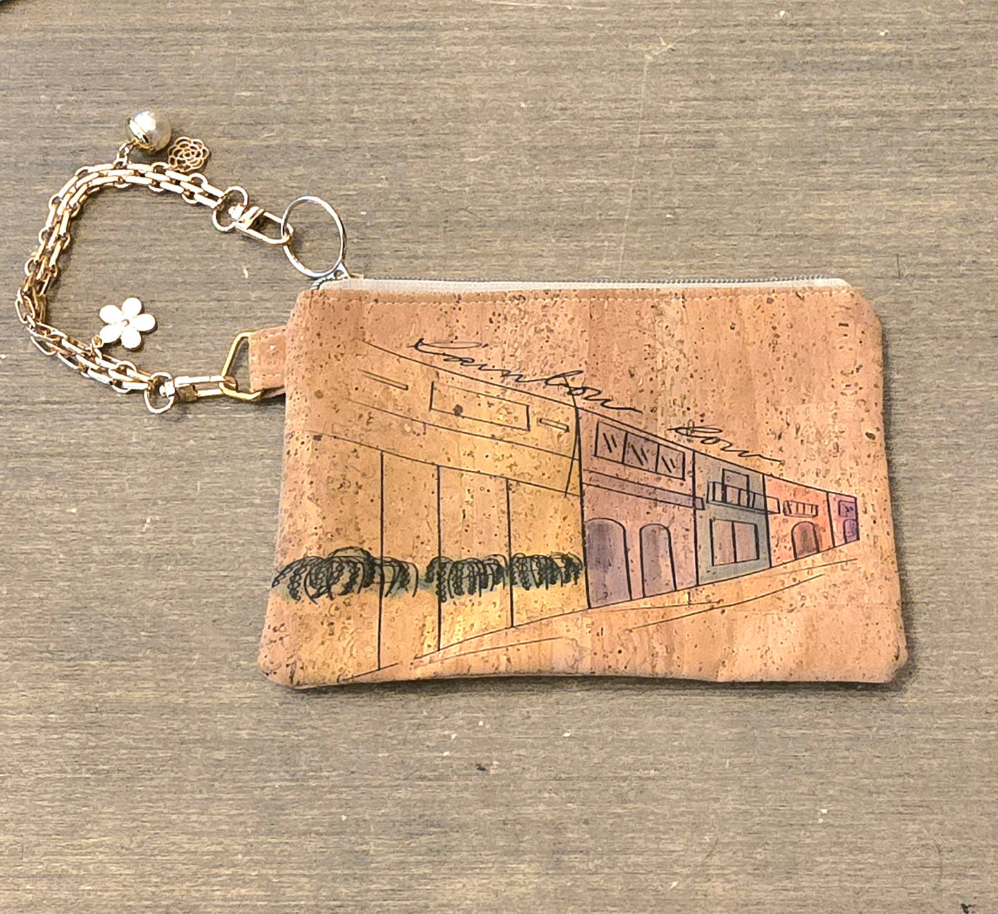 Charleston Rainbow 🌈 Row wristlet bag