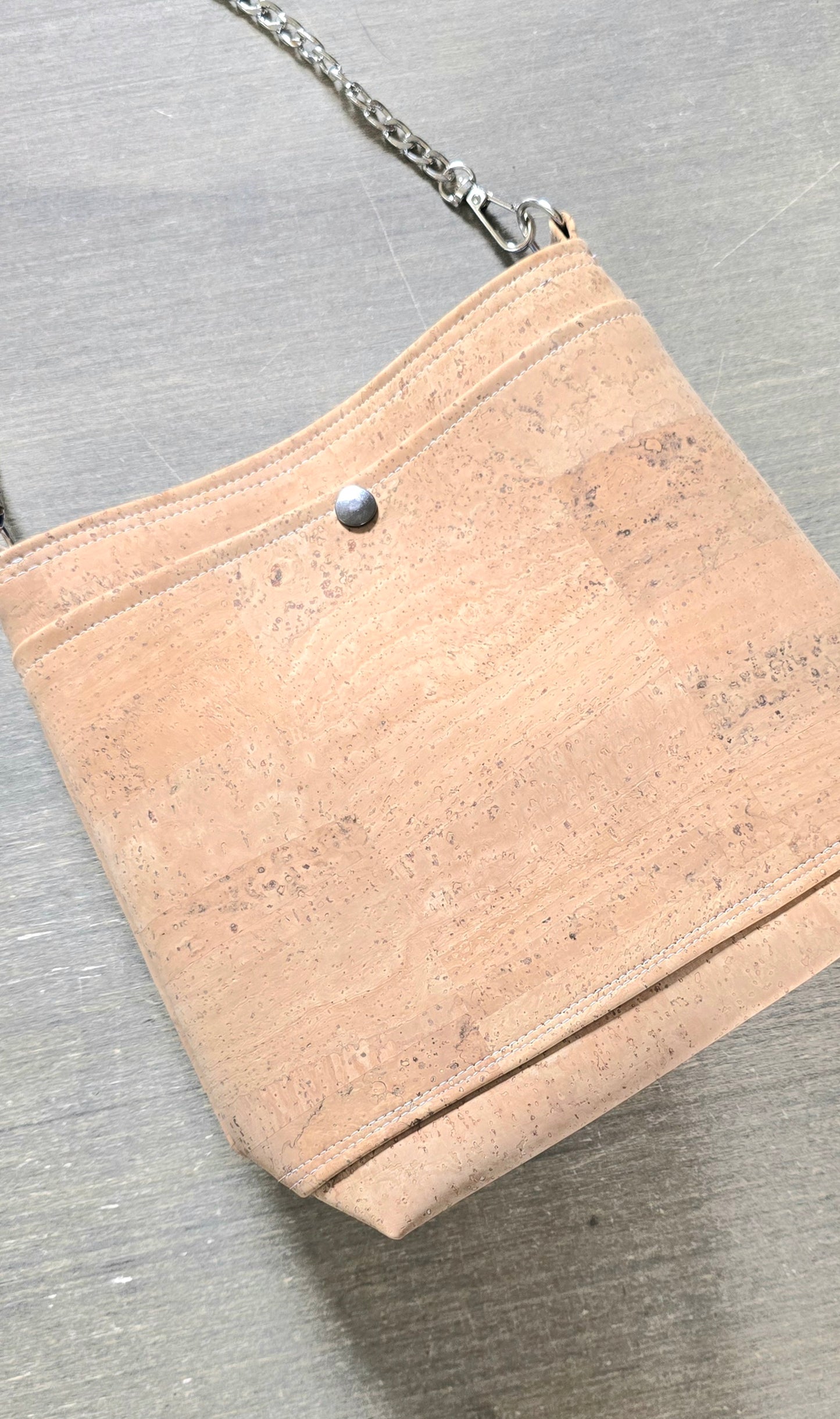 Cork Crossbody with chain