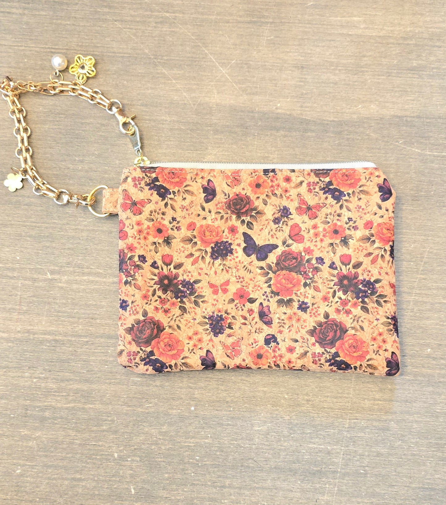 Butterfly Wristlet Bag