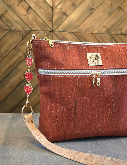 Large Shoulder / Crossbody Cork Bag