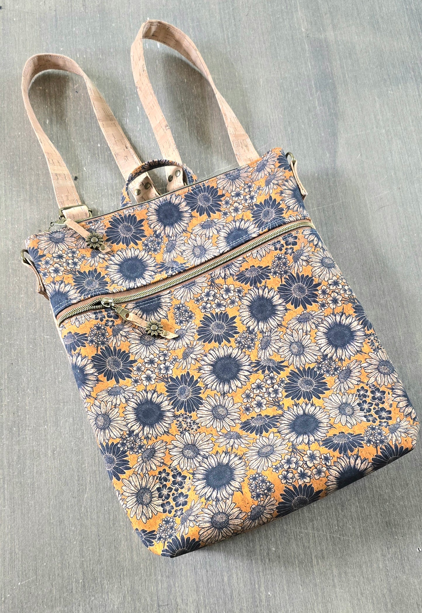 Sunflower Cork Backpack