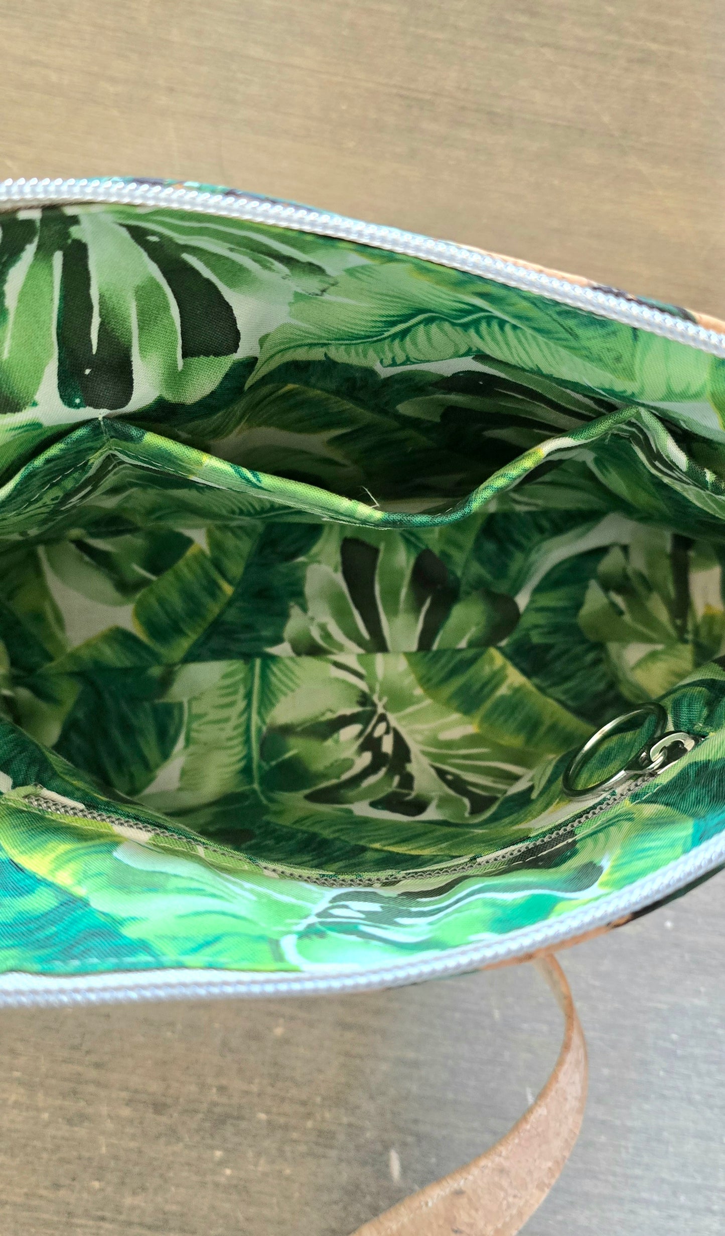 Palm leaf Crossbody Bag