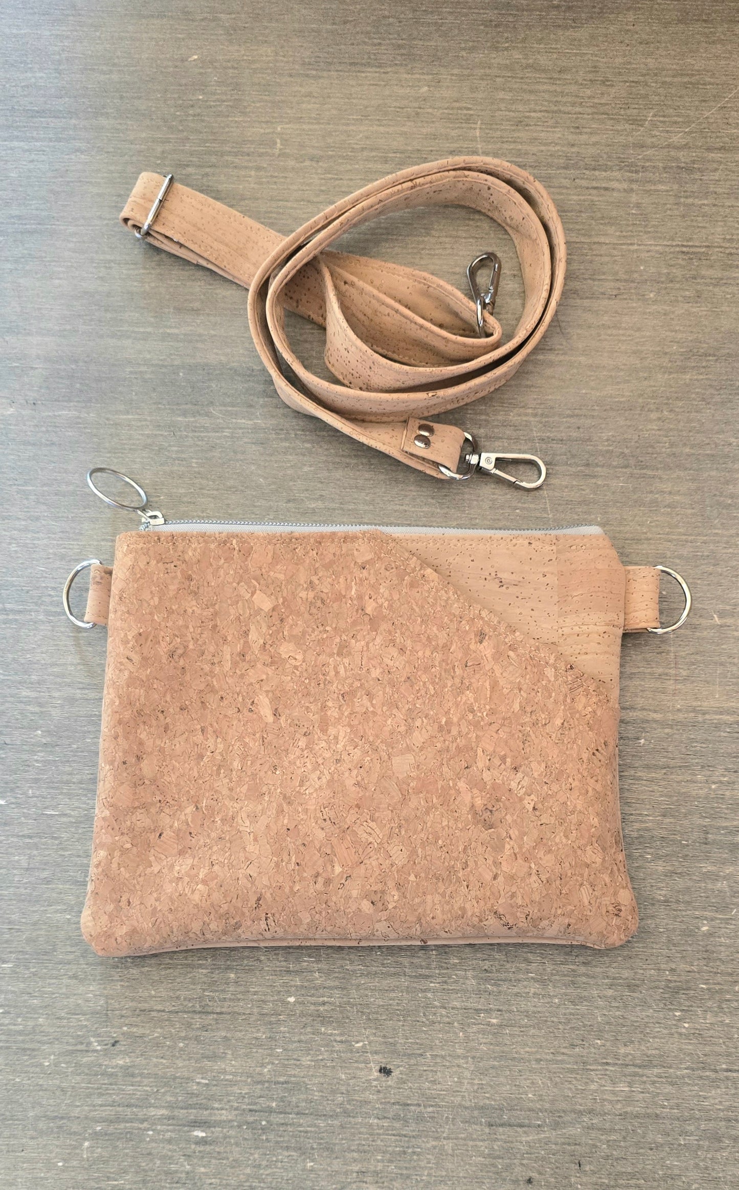 Natural Cork Crossbody Bag