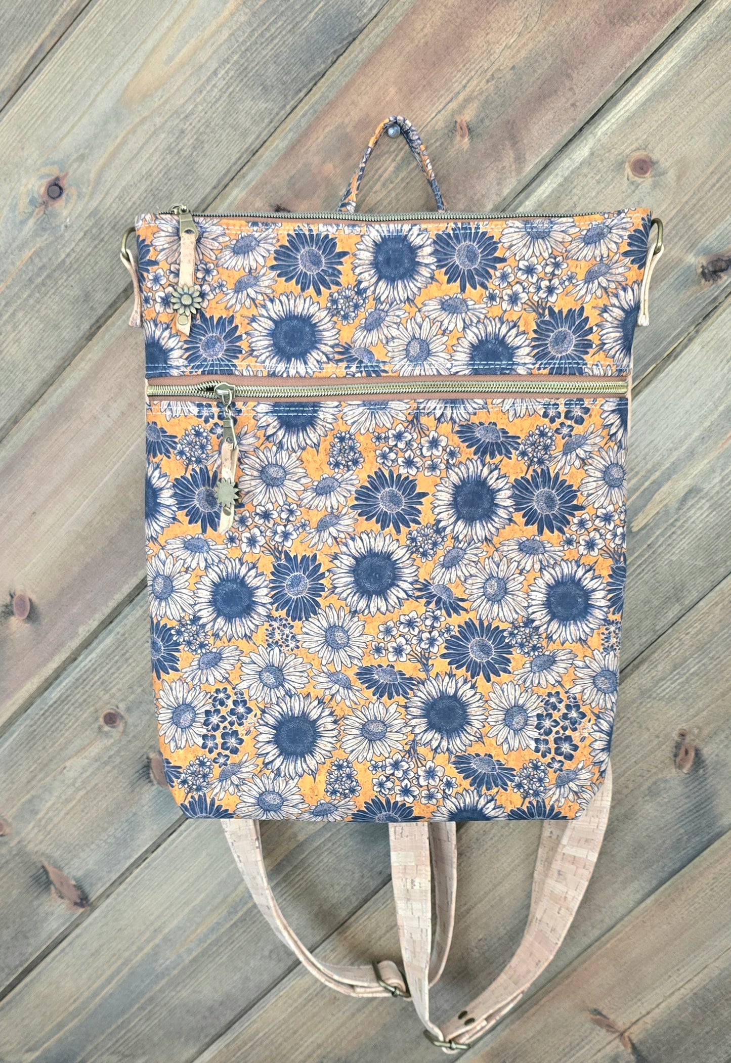 Sunflower Cork Backpack