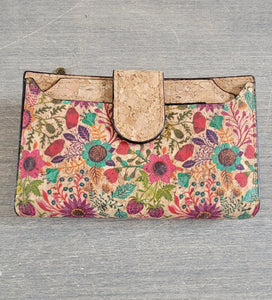 Floral Cork wallet