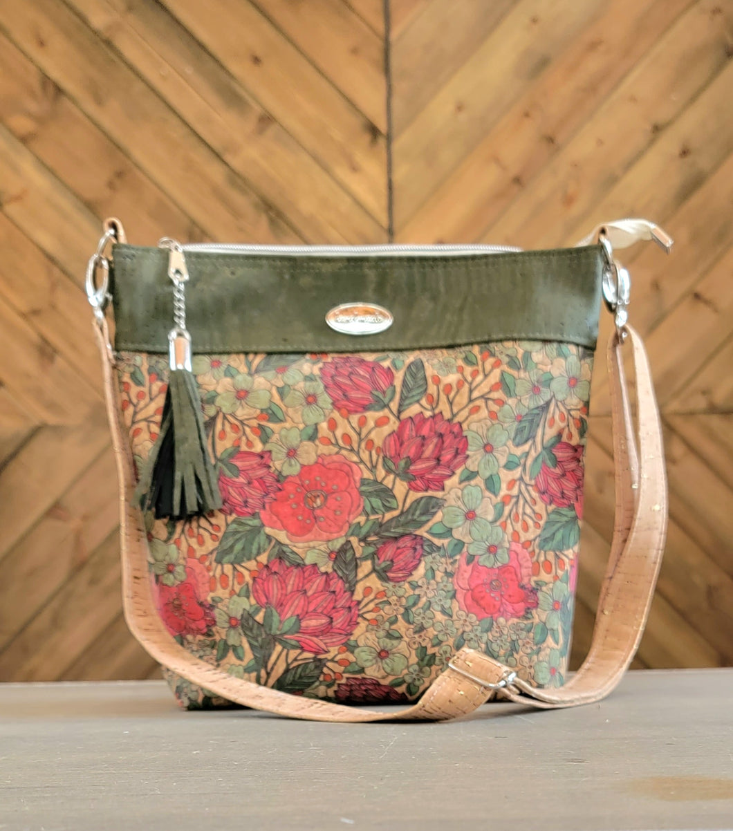 Floral Shoulder/ Crossbody Bag