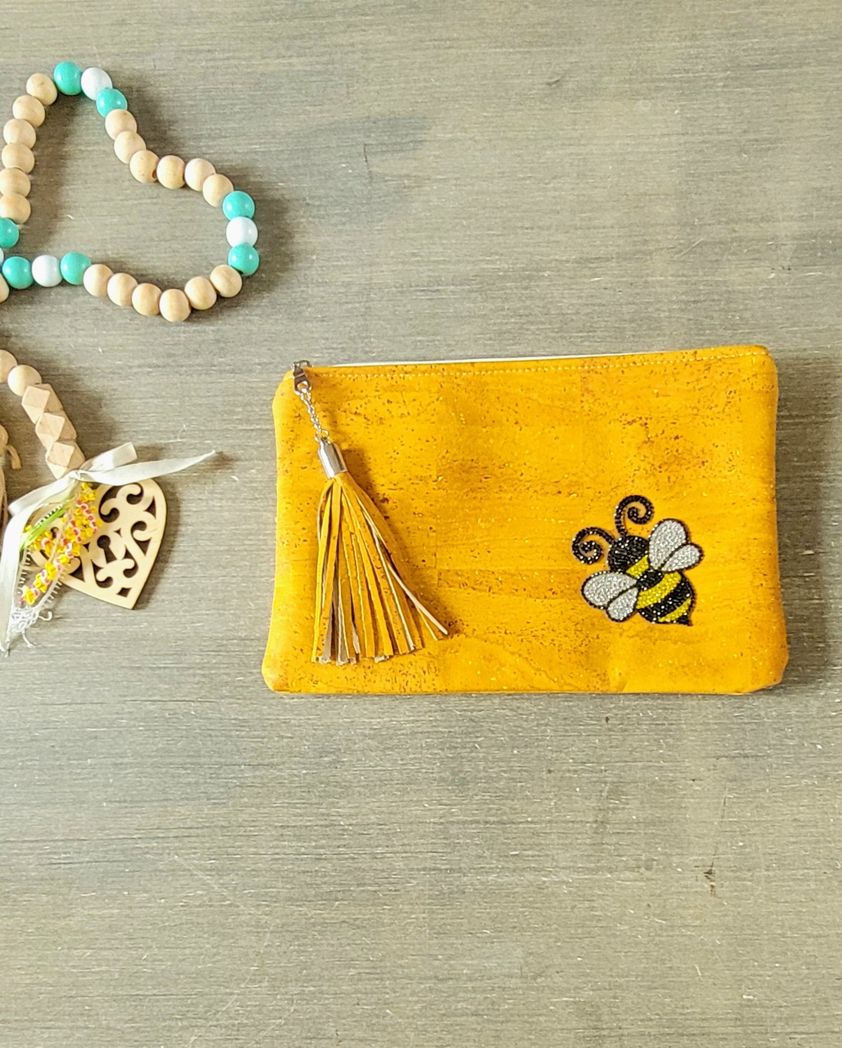 Bee Clutch May Flower Design