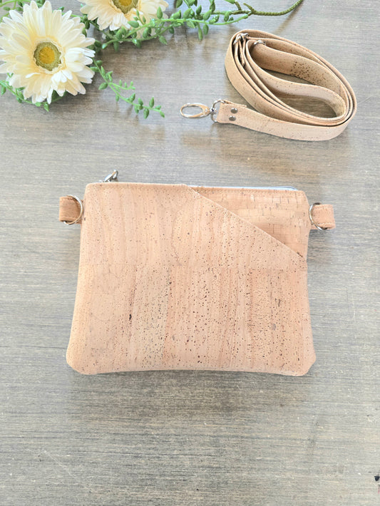 Natural Cork Crossbody Bag