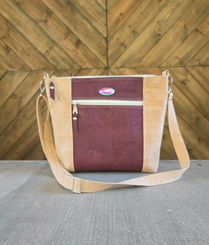 Large Cork Crossbody Bag