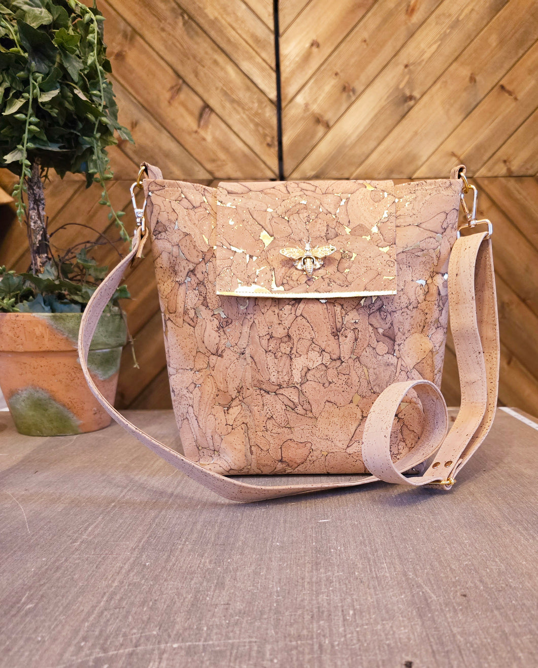 Cork Crossbody Bag