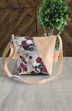 Skull & Roses Cork Crossbody Bag