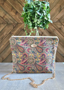 Paisley crossbody bag