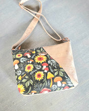 Mushroom cork crossbody bag