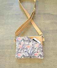 Zebras & Flamingos Cork crossbody bags