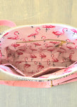 Zebras & Flamingos Shoulder/Crossbody  Bag