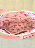 Zebras & Flamingos Shoulder/Crossbody  Bag