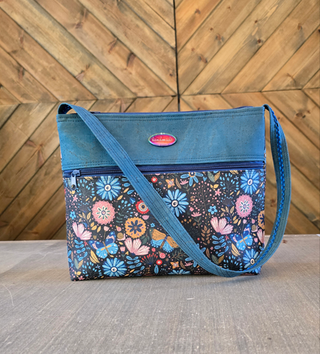 Deep Sea blue shoulder bag