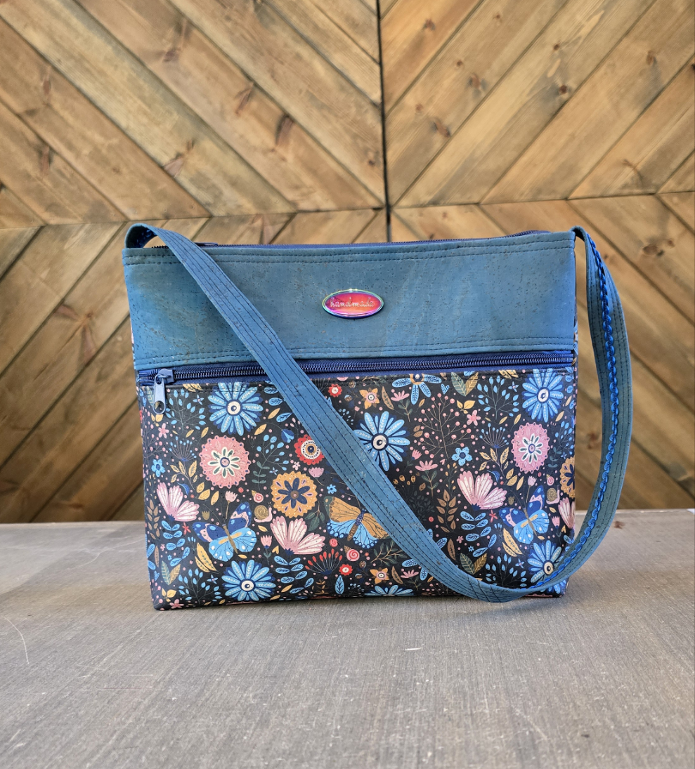 Deep Sea blue shoulder bag