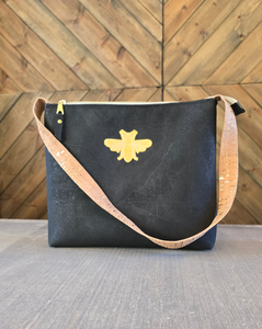 Bee Cork Shoulder Bag