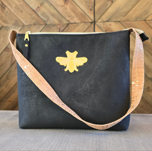 Bee Cork Shoulder Bag