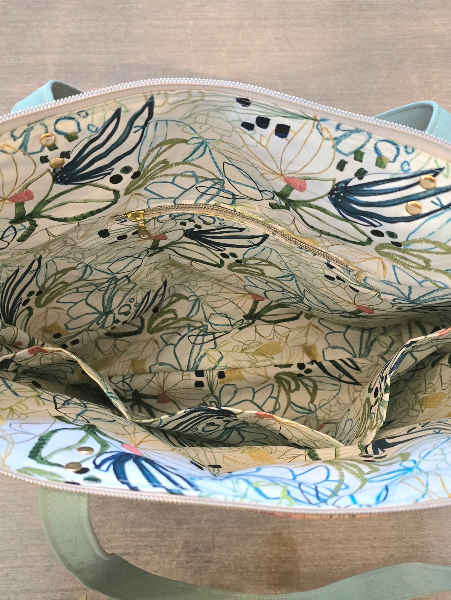 Extra Large floral tote