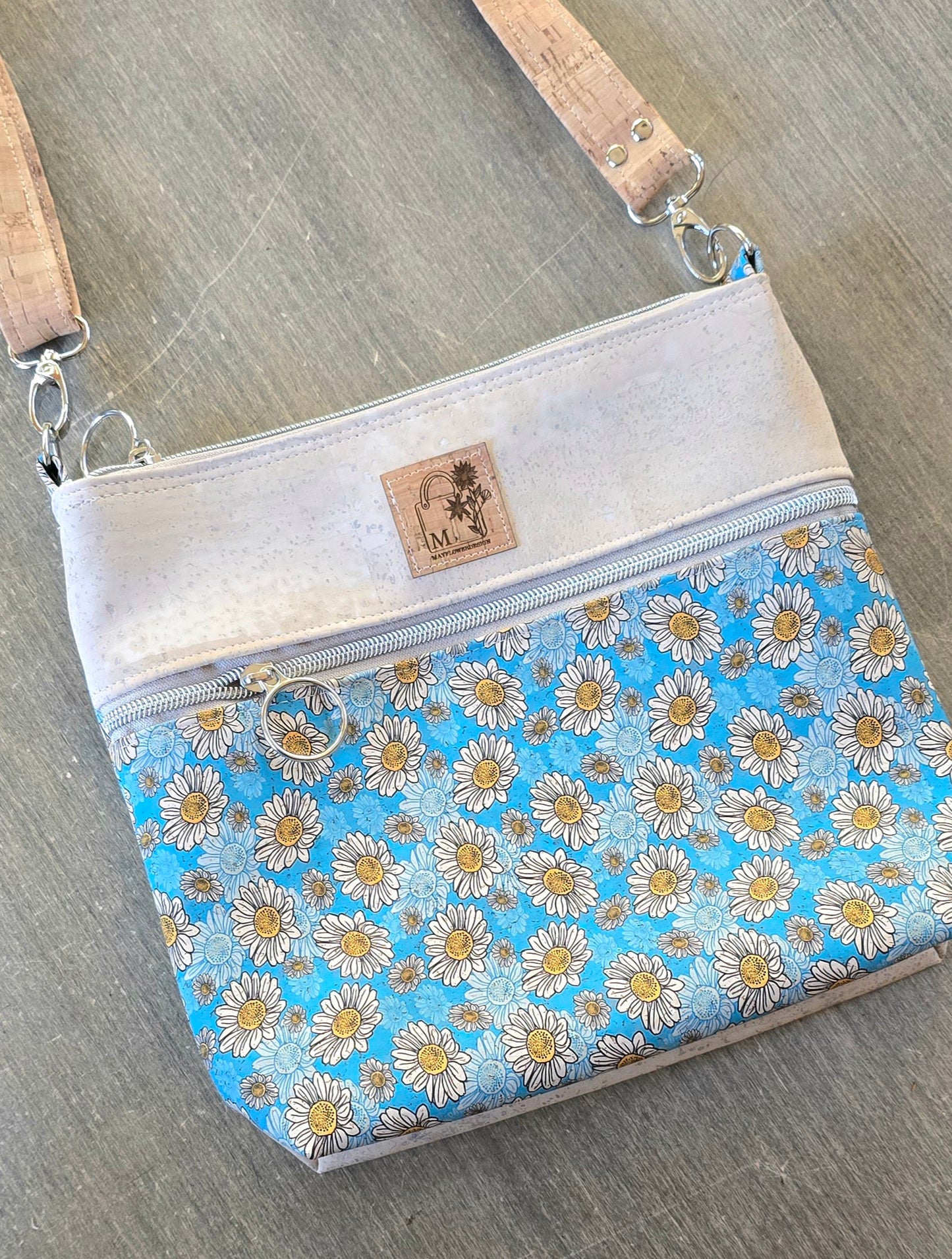 Daisy Cork Shoulder/Crossbody Bag