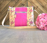 Floral in Pink Shoulder/ Crossbody Bag