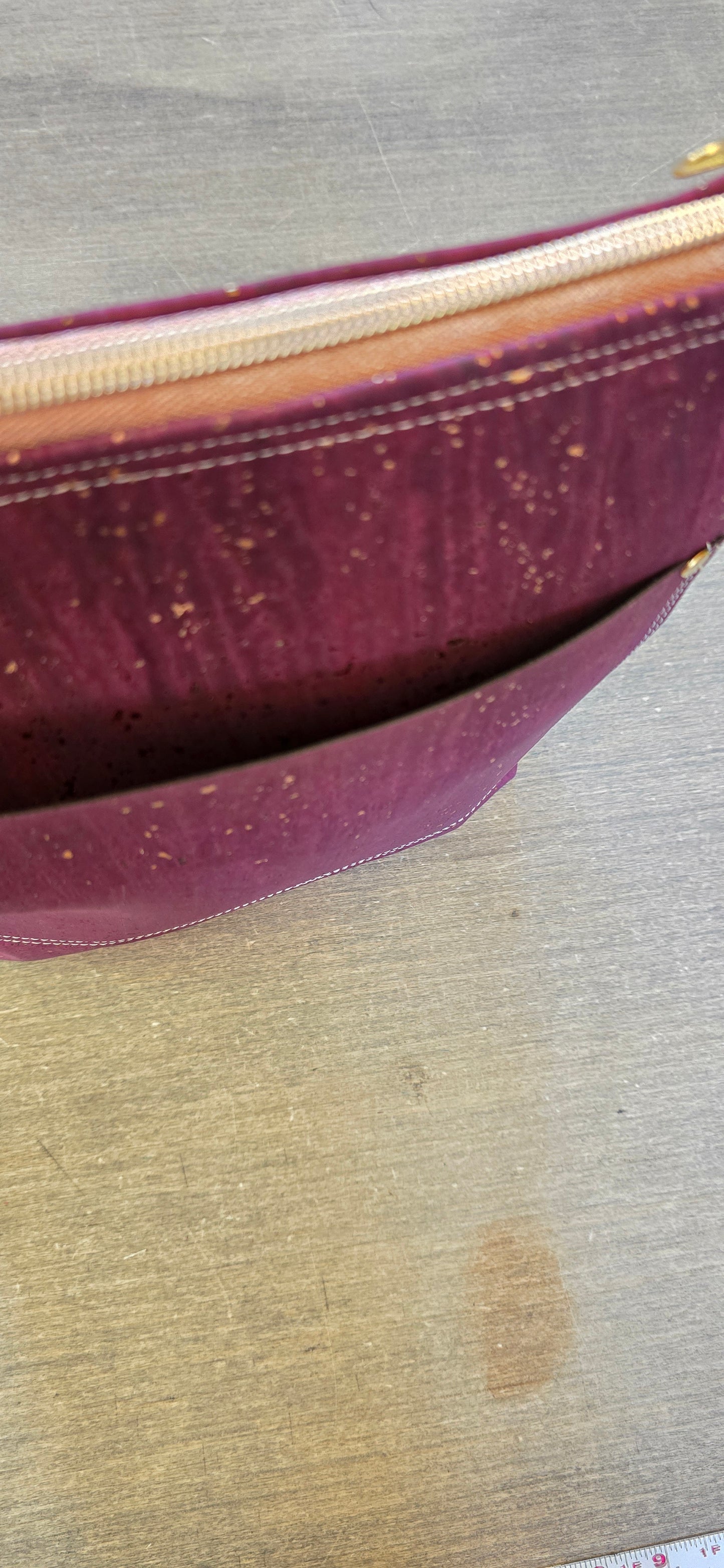 Red wine Crossbody bag