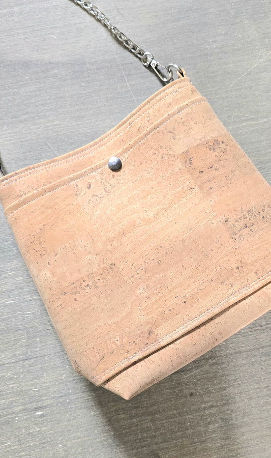 Cork Crossbody with chain