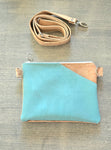 Sky blue crossbody bag