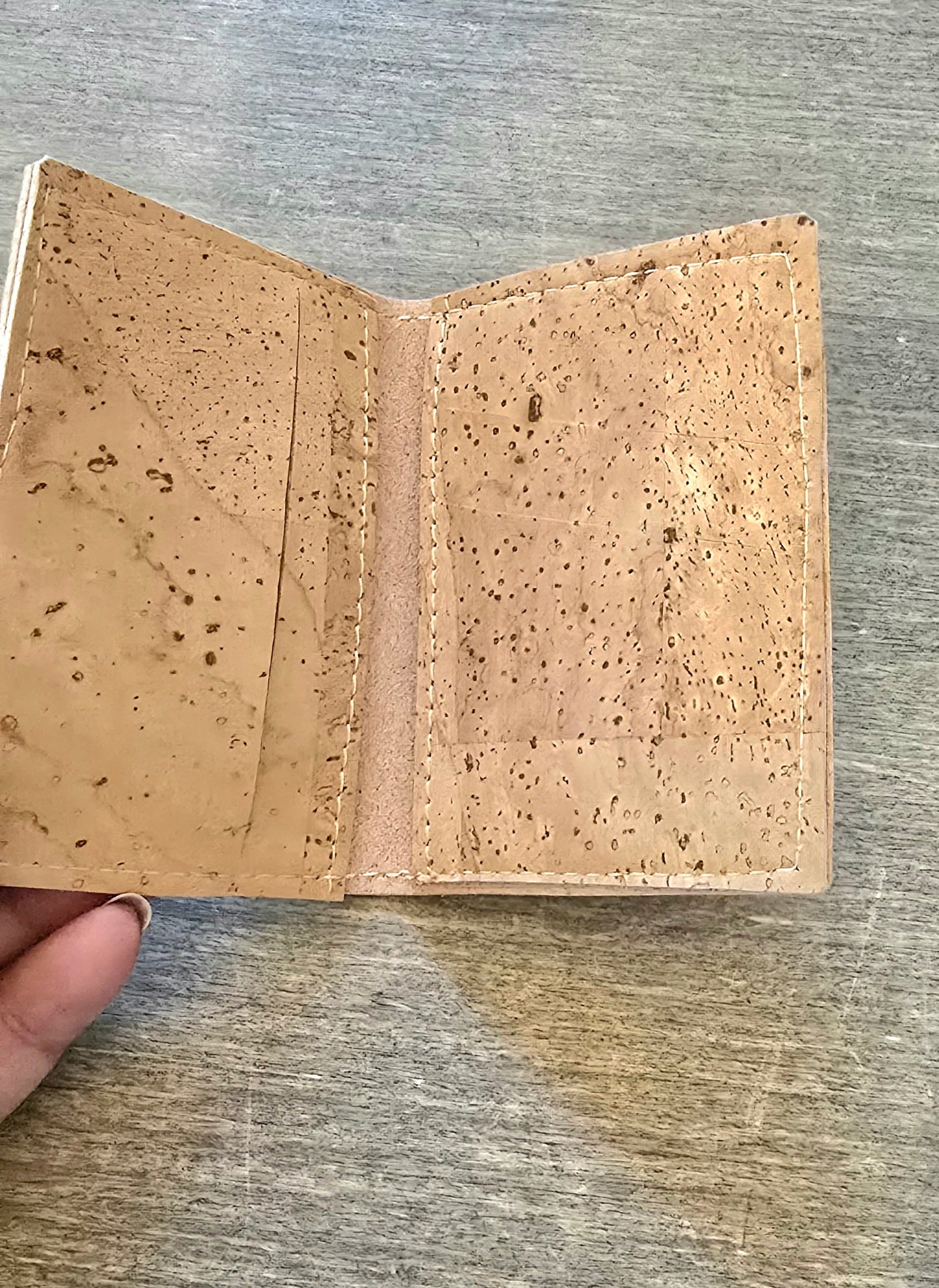 Natural Slim Cork Wallet