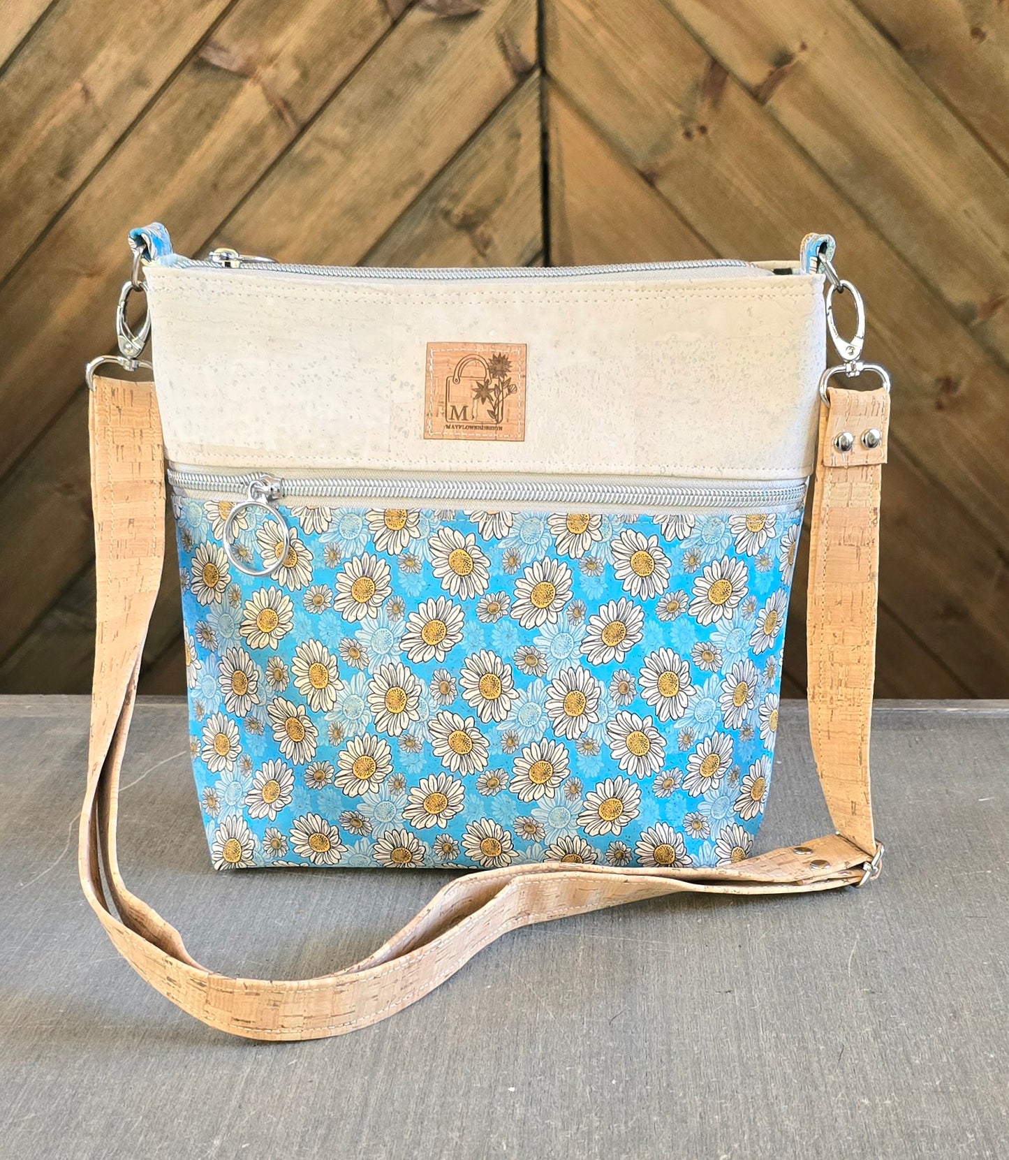 Daisy Cork Shoulder/Crossbody Bag