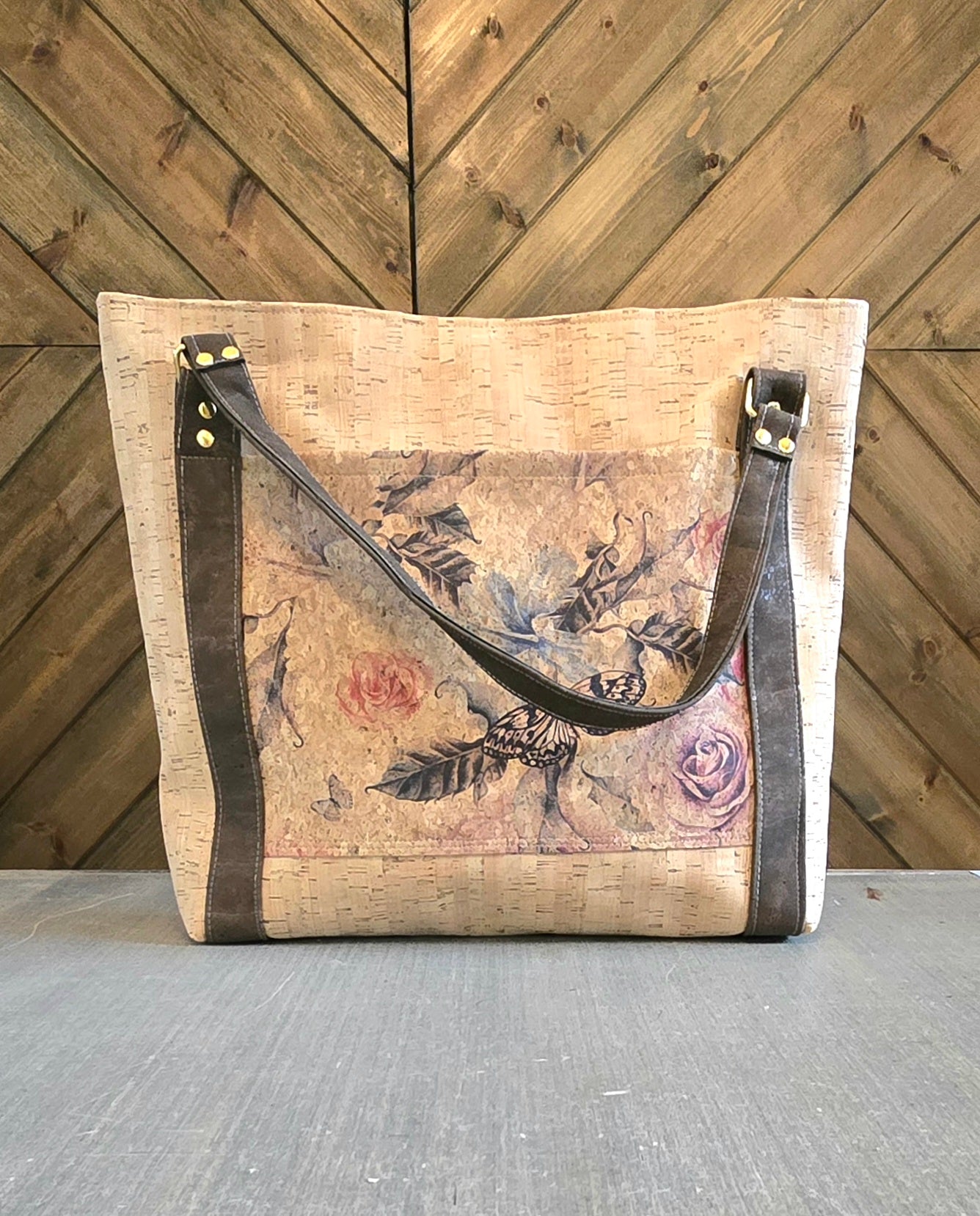 Large Cork Tote Bag