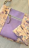 Purple Butterfly Shoulder/Crossbody Bag