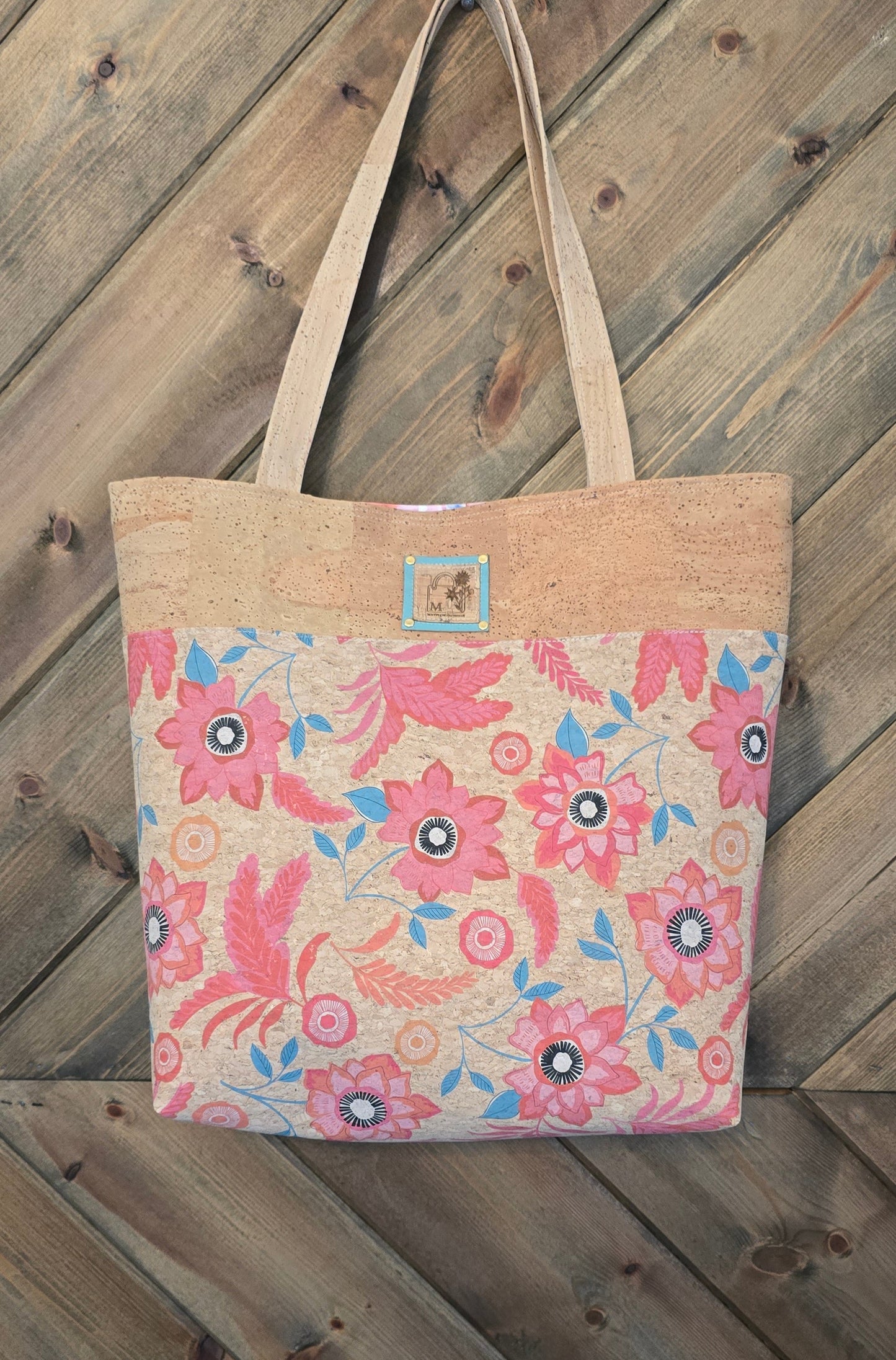 Large Floral Tote Bag
