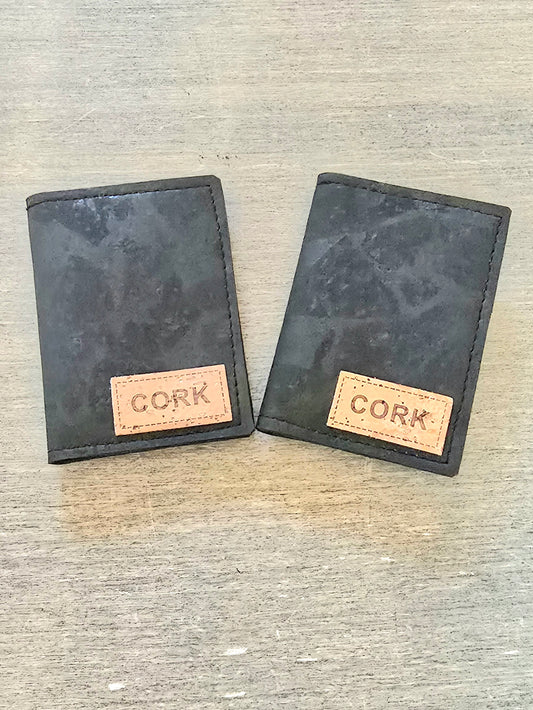Black Cork Slim wallet