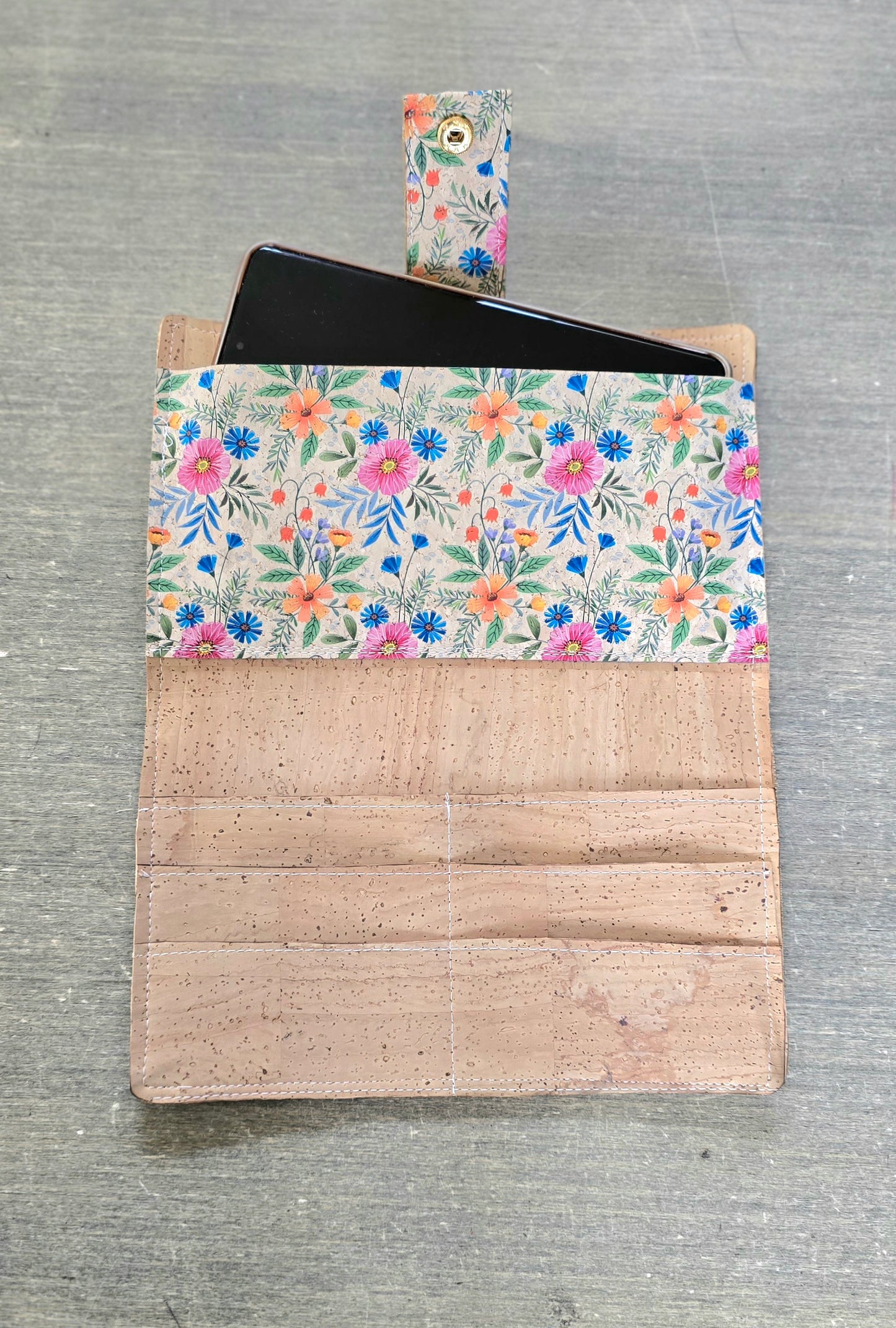 Spring floral wallet