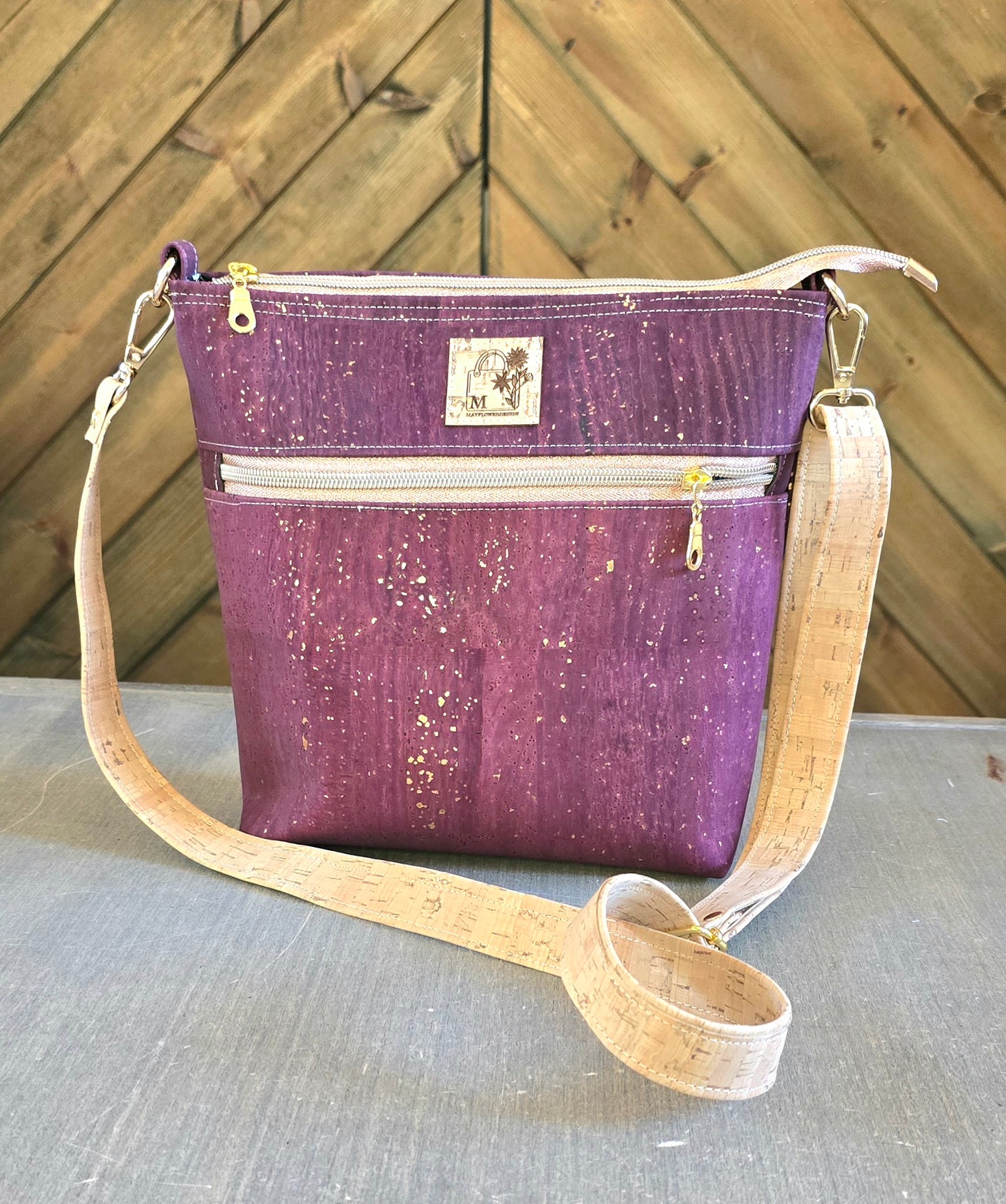 Red wine Crossbody bag