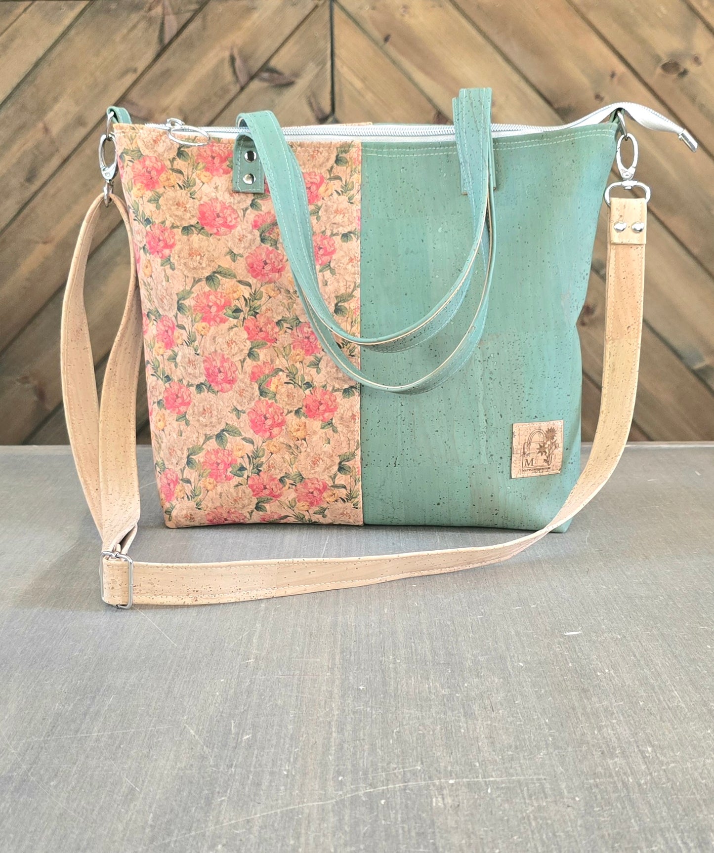Floral Tote/ Crossbody  Bag