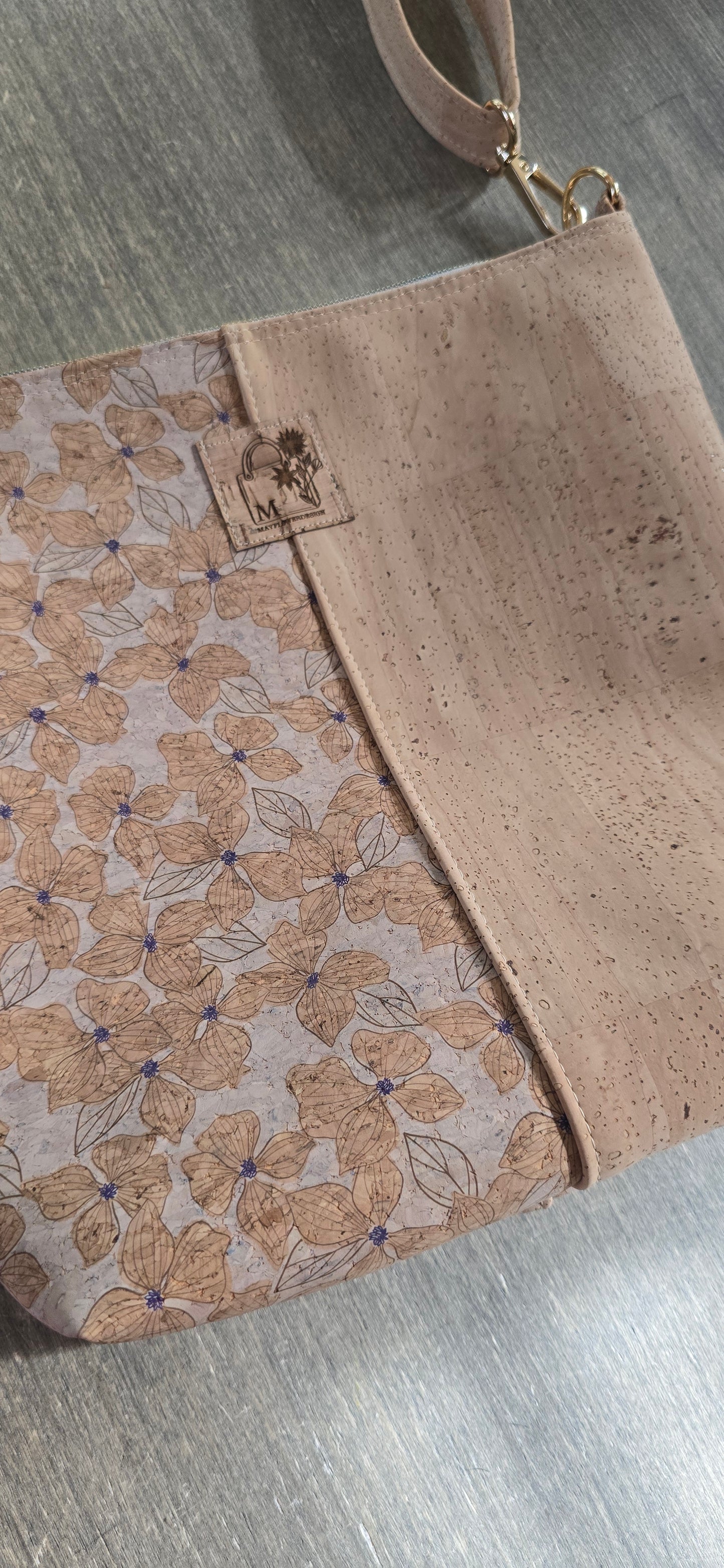 Natural Cork Crossbody /Shoulder  Bag