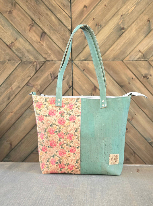 Floral Tote/ Crossbody  Bag