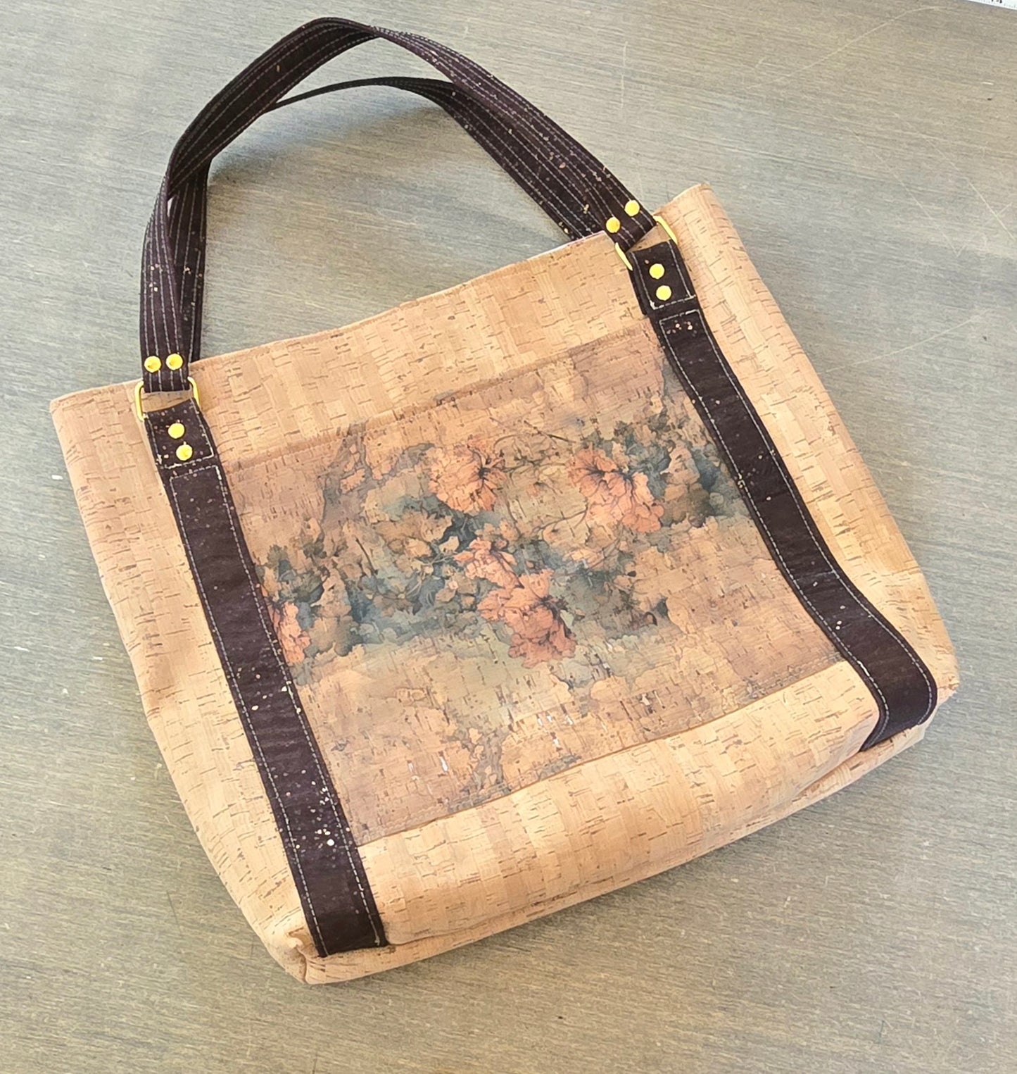 Large Cork Tote Bag
