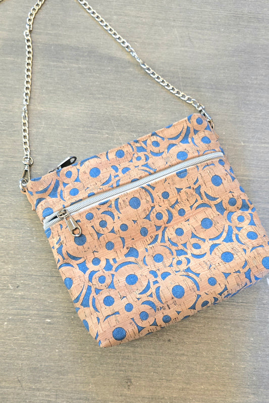 Mini Cork Bag with Chain