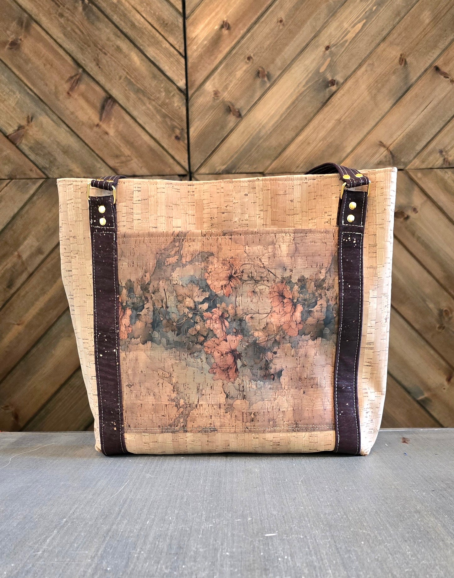 Large Cork Tote Bag
