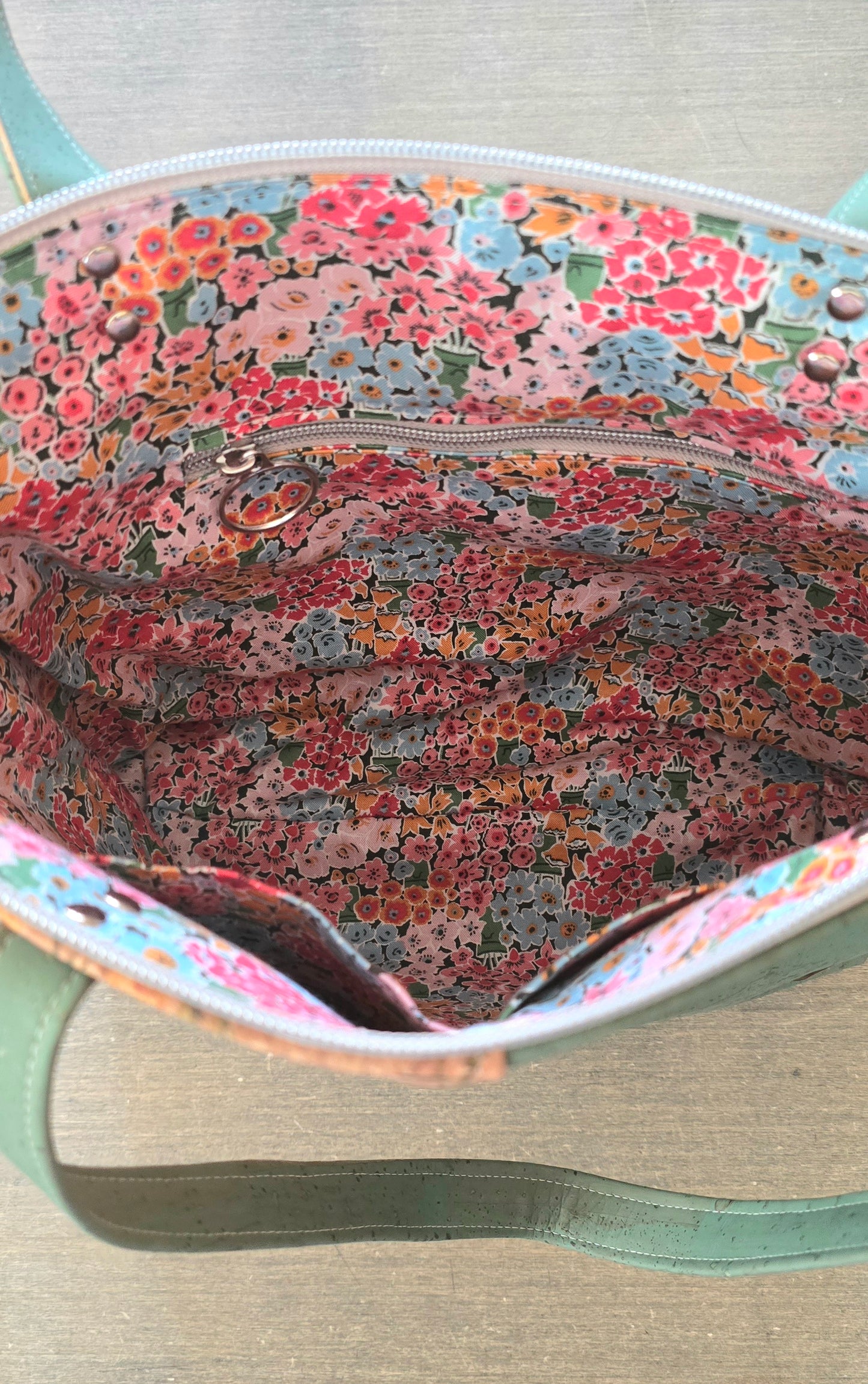 Floral Tote/ Crossbody  Bag