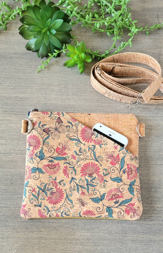 Garden Cork Crossbody Bag