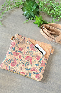 Garden Cork Crossbody Bag